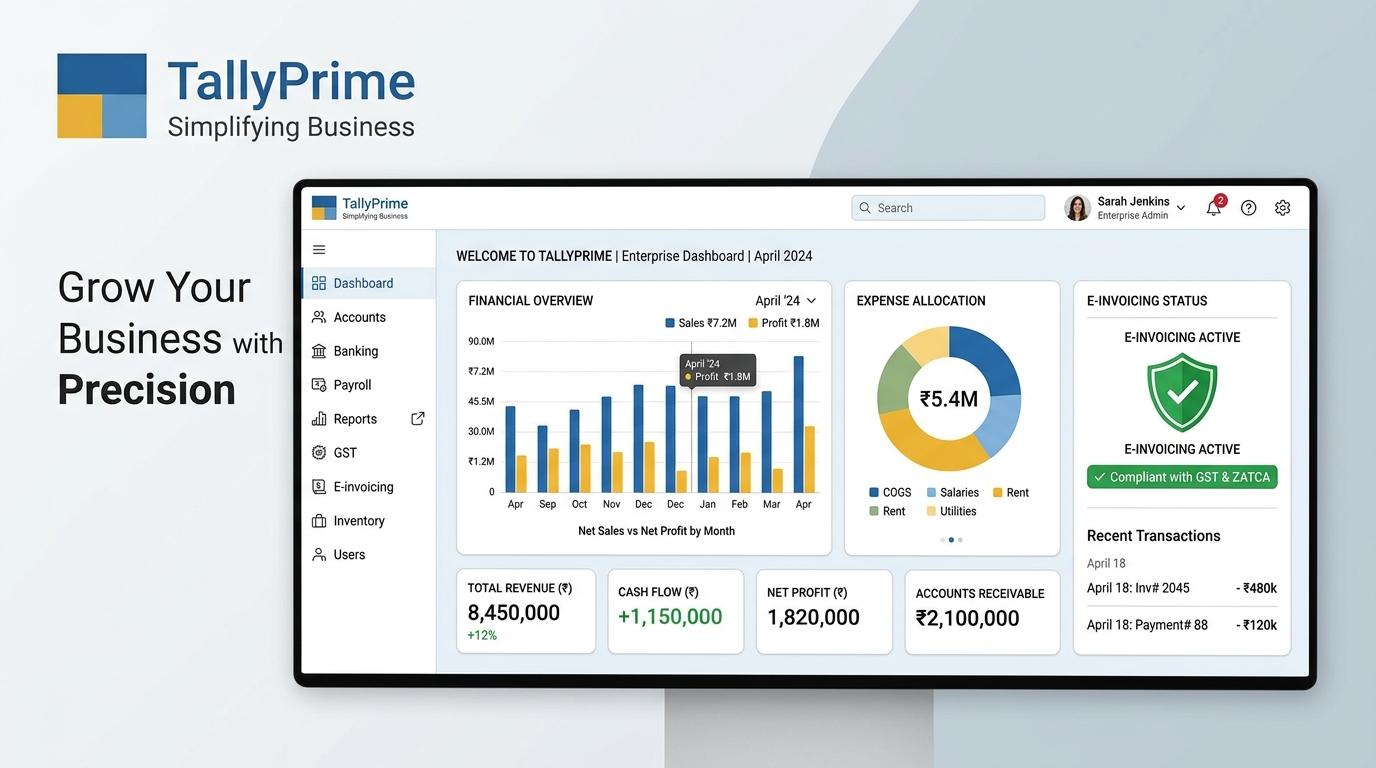 TallyPrime Software Banner